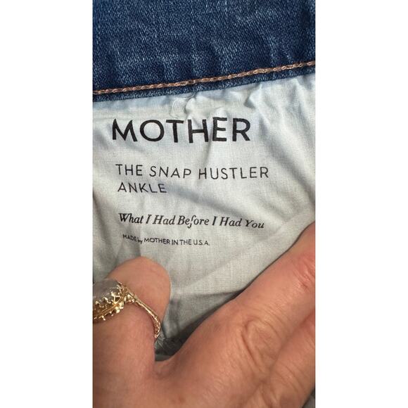 Mother The Snap Hustler Ankle Jeans - Size 29 - Picture 6 of 10